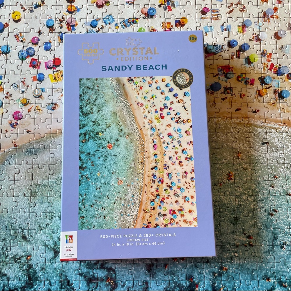 hinkler 500 pc. Sandy Beach Puzzle Crystal edition